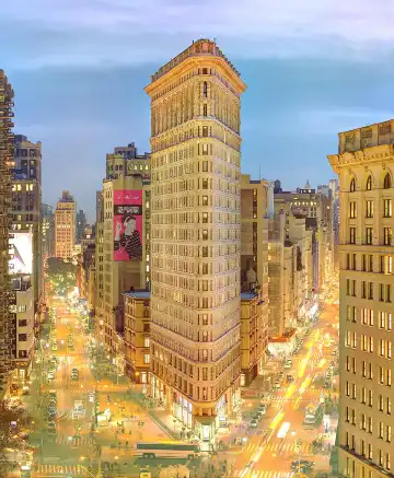 โรงแรมใกล้ตึกแฟลตไอออน