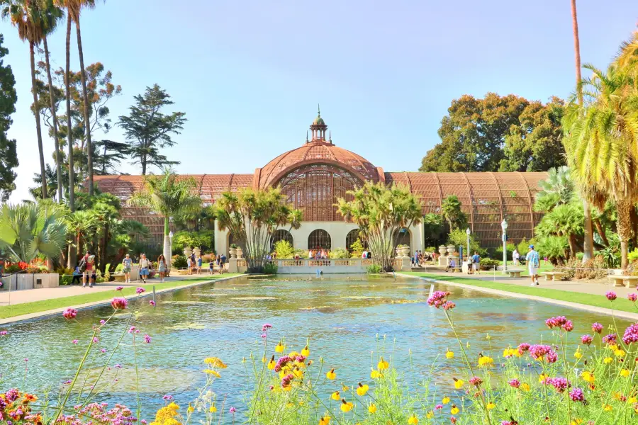 Botanical Building and Lily Pond