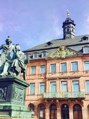Grimm Brothers Statue