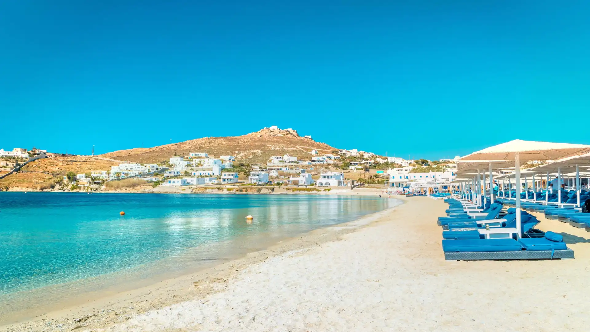 Hotels near Ornos Beach