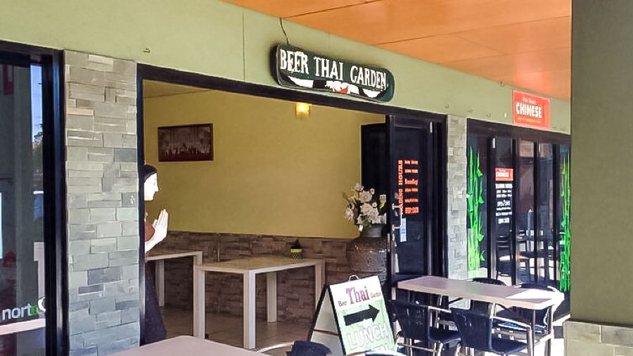 Beer Thai Garden Restaurant at Palm Beach