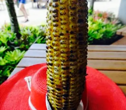 Uncle Woody's BBQ Corn at Dole Plantation