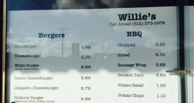 Willie's Burgers & BBQ