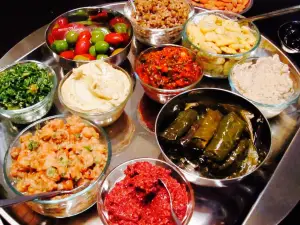 Turquoise Sandwich Bar