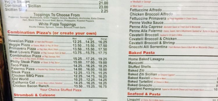 Palermo Pizza Sub & Pasta