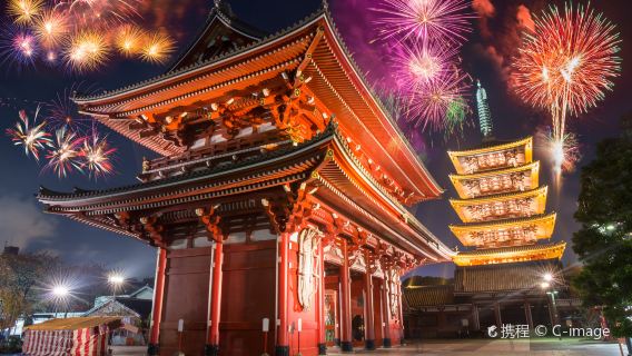 日本東京淺草寺皇一日遊仲見市商業街Diver City廣場