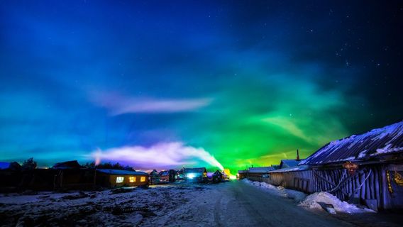 Northern Lights in Mohe