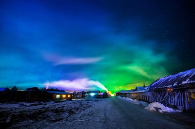 Nordlysjagt i Mohe