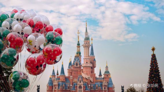 Tiket Lawatan Sehari Shanghai Disney + 8/14 permainan pantas + Kad Akses Awal + Tempat Menonton Bunga Api Zootopia