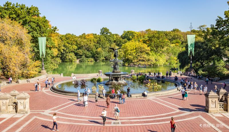 Premium Photo  Bethesda fountain in central park in new york