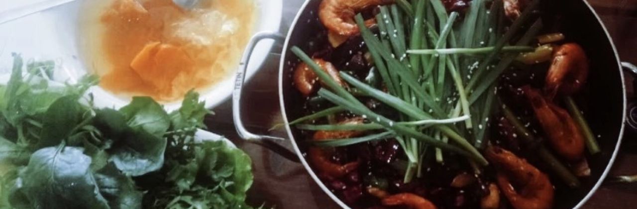 溢香園牛肉爆大蝦(沿河街店)