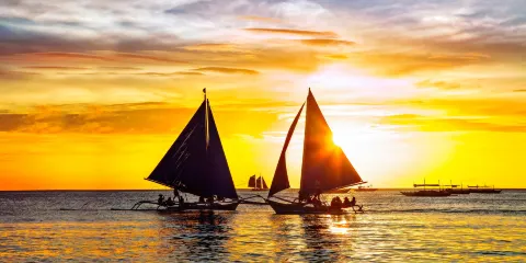 長灘島白沙灘水上项目基地