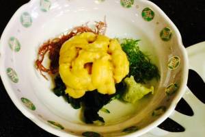 生海膽刺身
