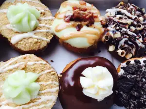 Peace, Love and Little Donuts of Green