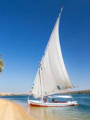 The wind boat sailing the Nile