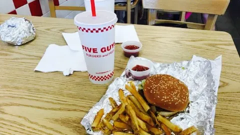 Five Guys in Cave Spring