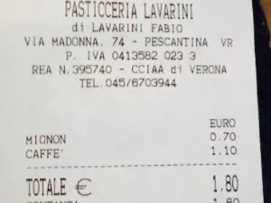 Pasticceria Gelateria Caffetteria Lavarini - Pescantina