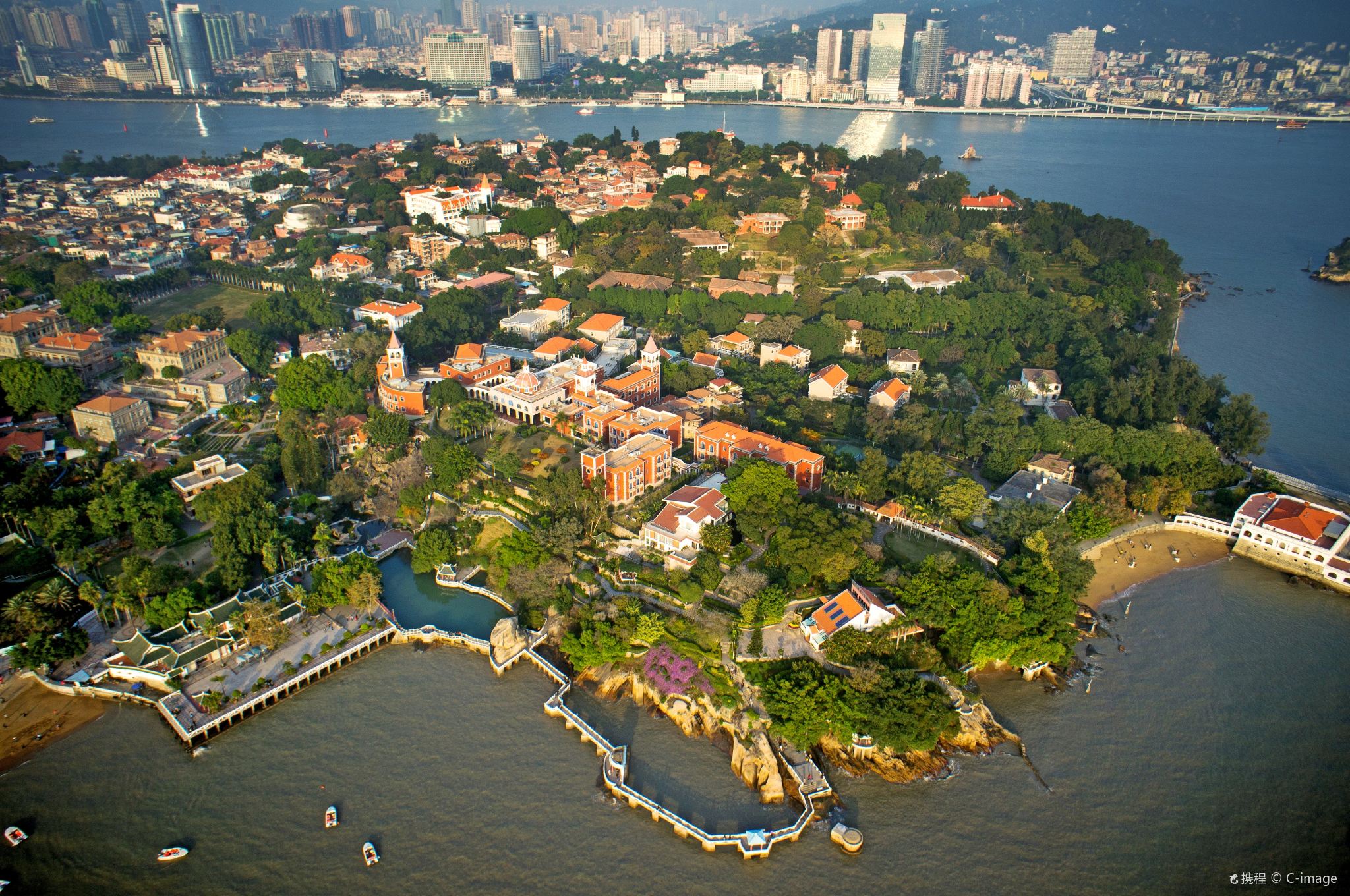 Xiamen Da Visitare: Tour di Mezza Giornata all'Isola di Gulangyu [Prelievo Opzionale dal Molo/Hotel]