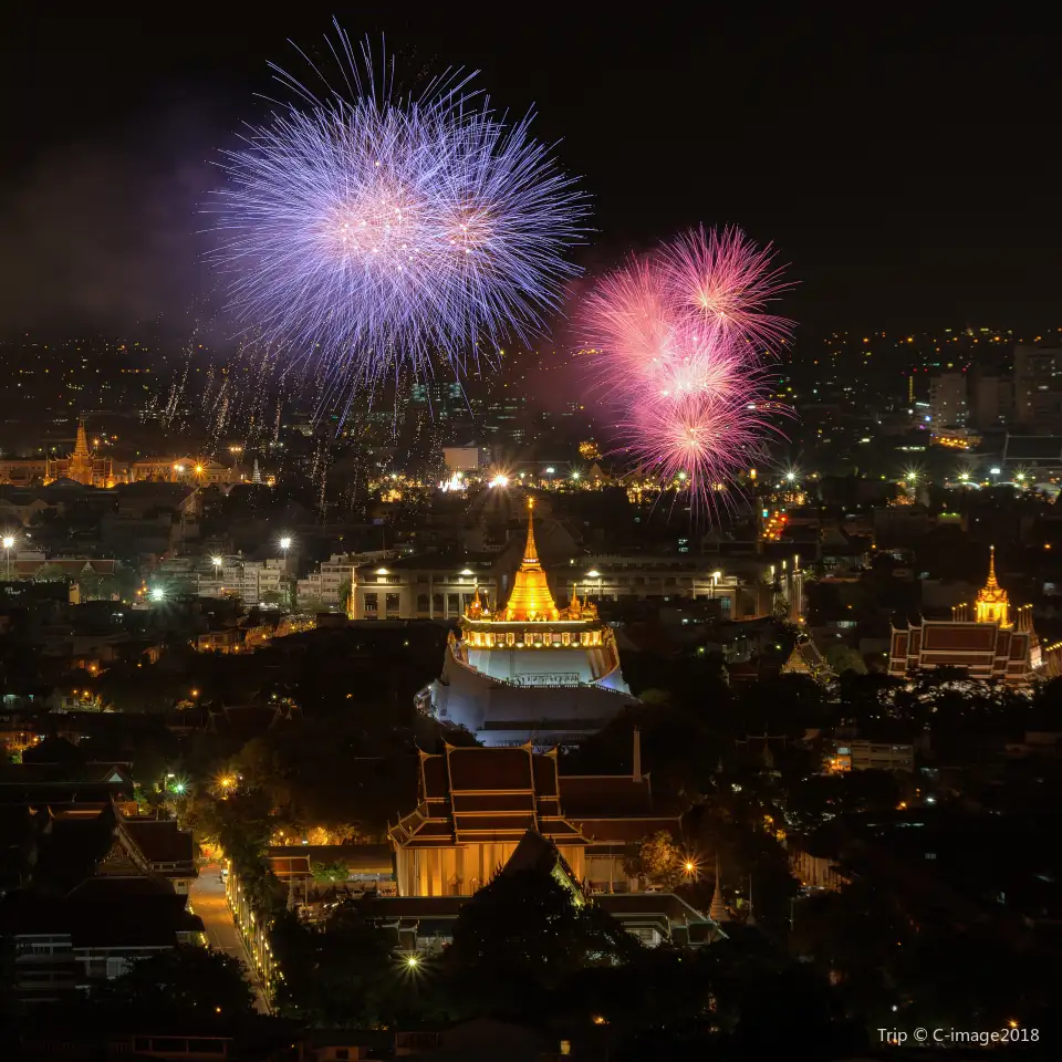 5_Wat Sa Ket Ratchaworamahawihan (The Golden Mount)