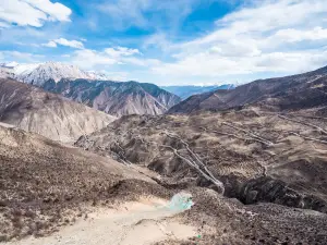 Zig-Zag Mountain Road With 72 Turns