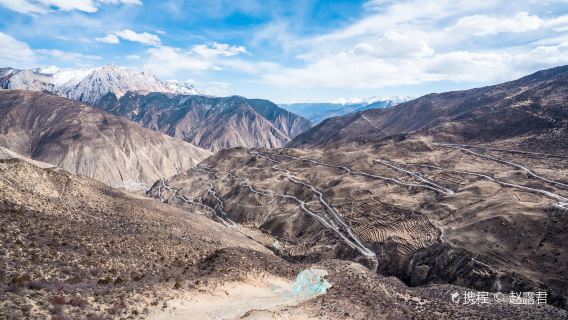 Zig-Zag Mountain Road With 72 Turns