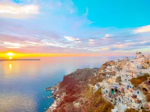 Sunset in Oia