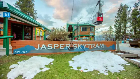 Jasper SkyTram attraction in Jasper