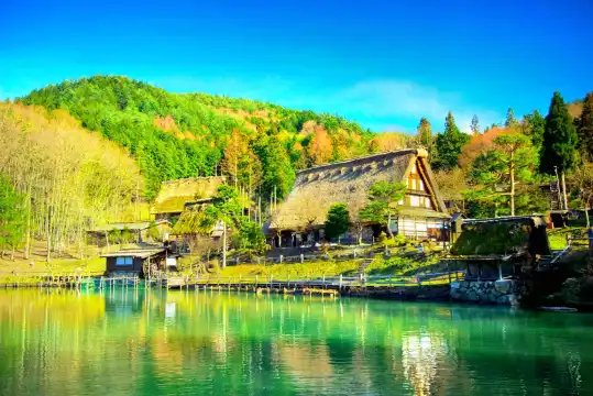 鄰近飛驒民俗村的酒店