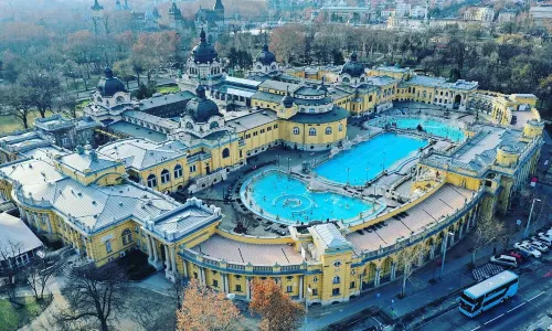 Bathing in Budapest