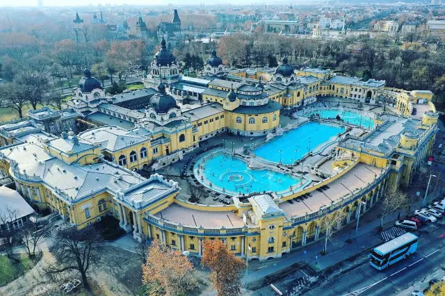 Bathing in Budapest