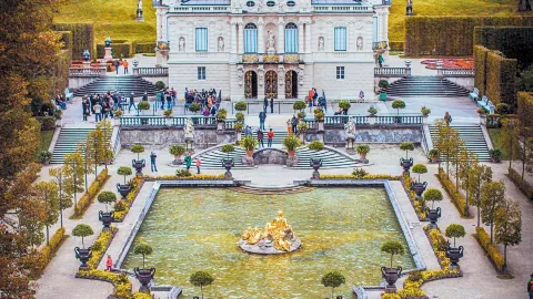 Linderhof Palace attraction in Bavaria