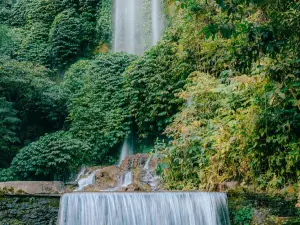 Benang Stokel and Benang Kelambu Waterfall