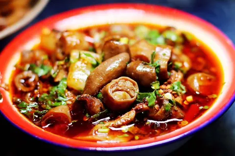 You Ji Fat Intestines and Local Chuan Cuisine