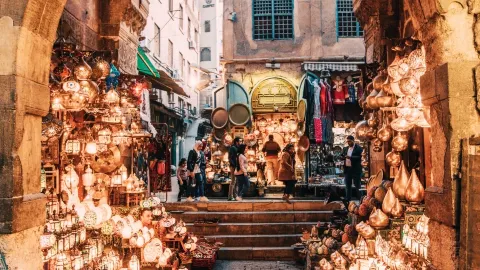 Khan el-Khalili attraction in Egypt