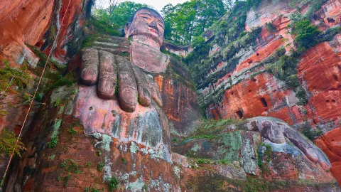Leshan Giant Buddha attraction in Leshan