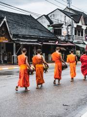 Alms Giving Ceremony in Luang Prabang