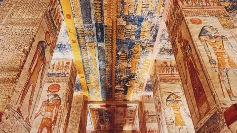 Valley of the Kings attraction in Egypt