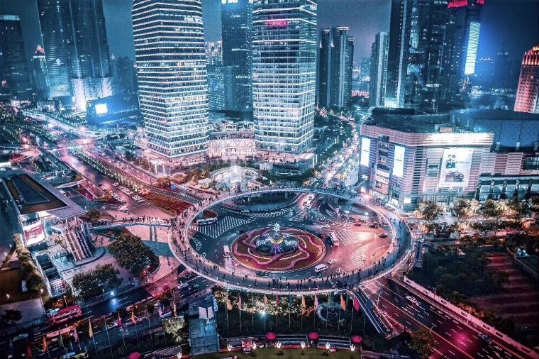Bustling nightlife in Shinjuku City, Tokyo