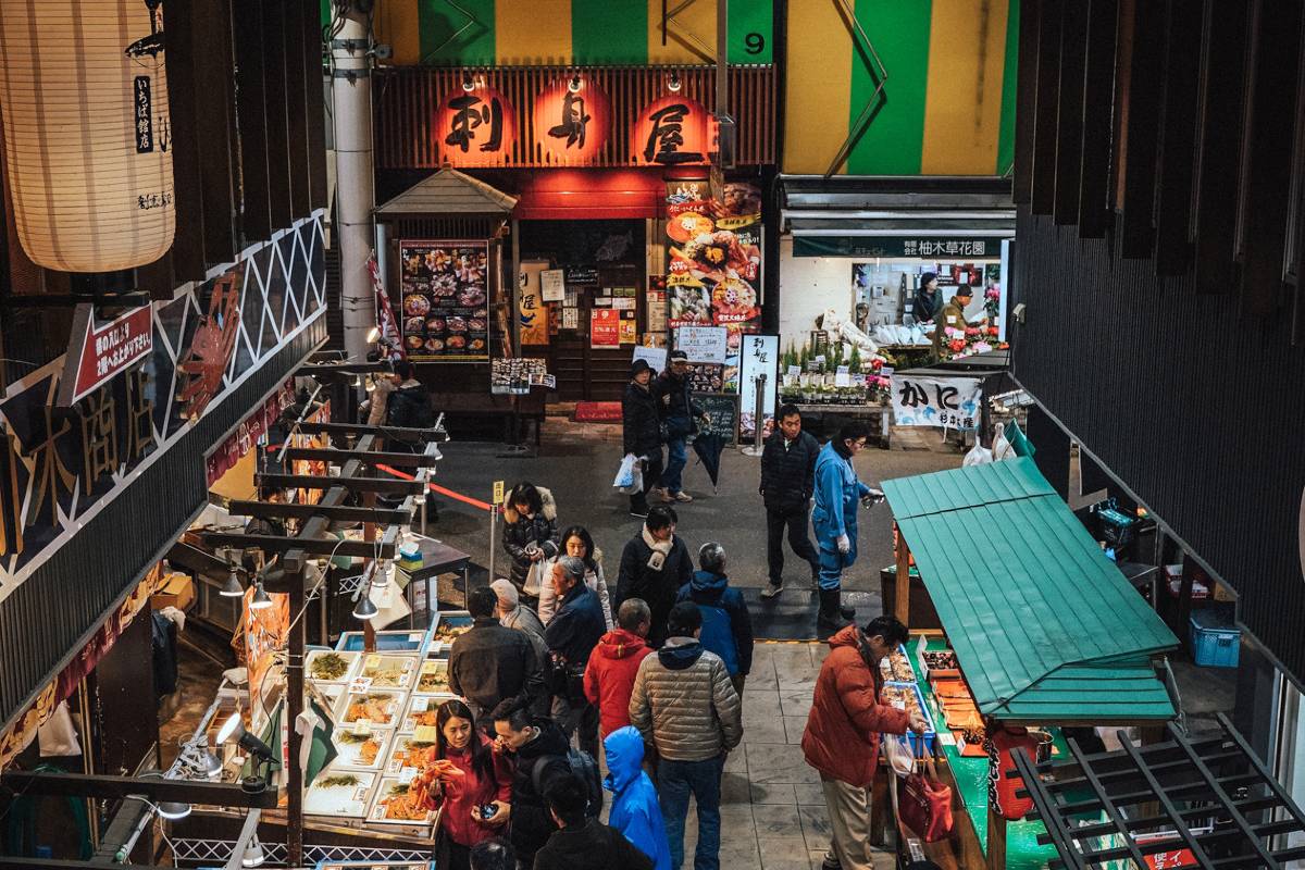 下午/晚上：近江町市場