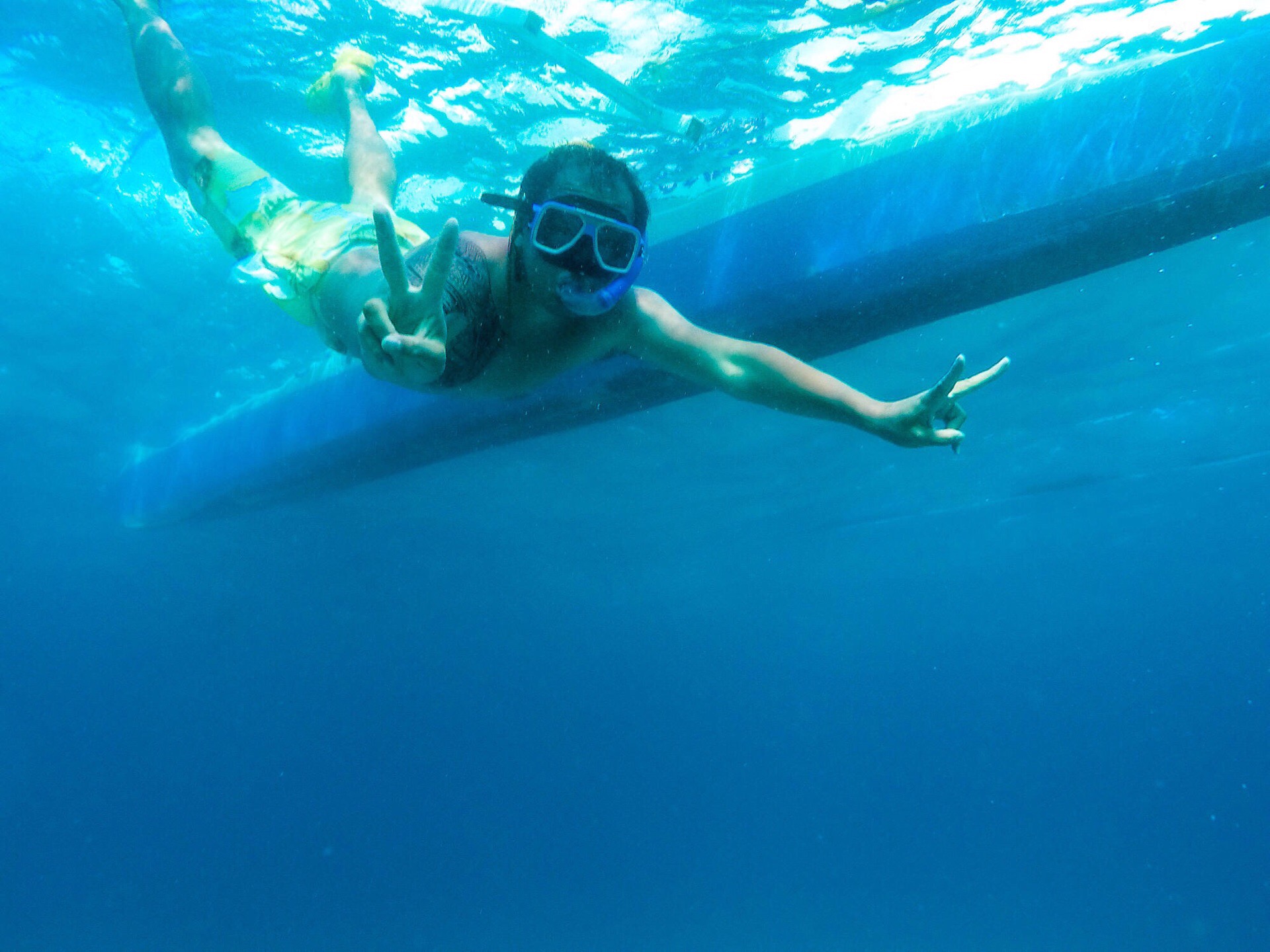 In malay snorkeling Snorkeling in