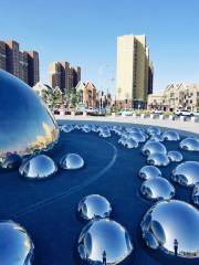 Big oil Bubble Sculpture