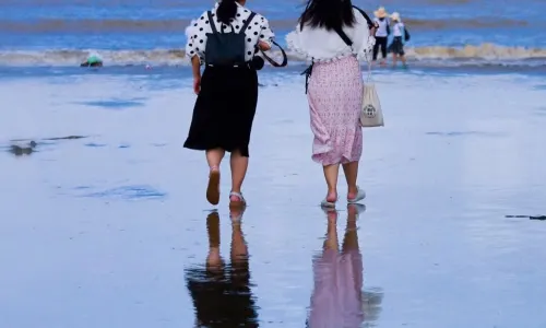 Beachcombing in Xiangshan