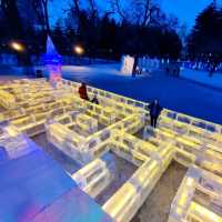 Ice sculptures at Zhongshan Park, Harbin