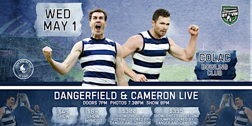 Dangerfield & Cameron LIVE at Colac Bowling Club! | Colac Bowling Club