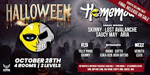 Homemade Halloween - 26th October 2024 | Home Main Venue