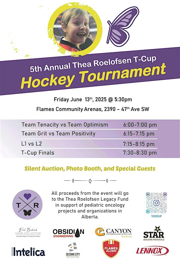2025 T-Cup Hockey Fundraiser | Flames Community Arenas