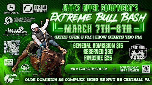 James' River Equipment's Extreme Bull Bash | Olde Dominion Agricultural Complex