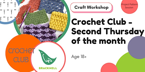 Crochet Club - second Thursday of the month | Craft Coop Bracknell