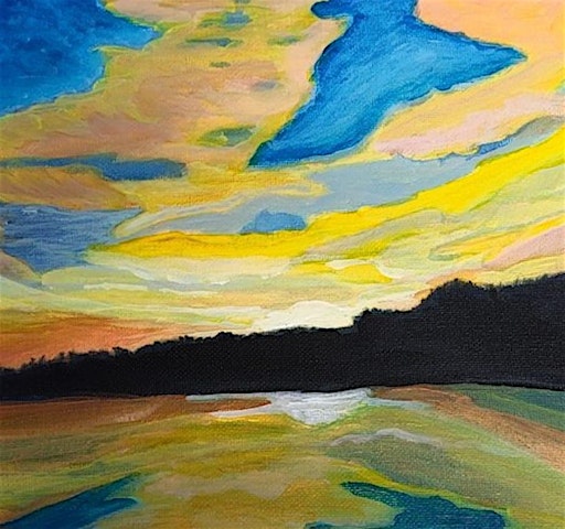 Let's Paint! Sunset at the Lake with Angela | 363 Main Street Bath