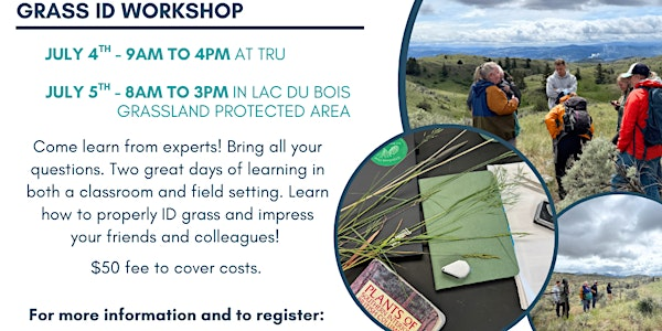 Grass ID Workshop | Thompson Rivers University